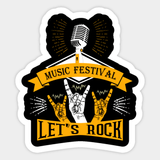 Lets Rock Sticker